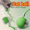 Bola de Rolar Automática Bola Interativa Brinquedos para Gatos Suprimentos para Animais de Estimação Cão Elétrico Treinamento Gato Teaser Rato Simulada Recarregável