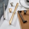 Black Minimalist European Style Cabinet Door Handle Single Hole Drawer Pulls Furniture Hardware Accessory