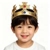 Royal Gold Crown Headdress for Kids' Costume Party