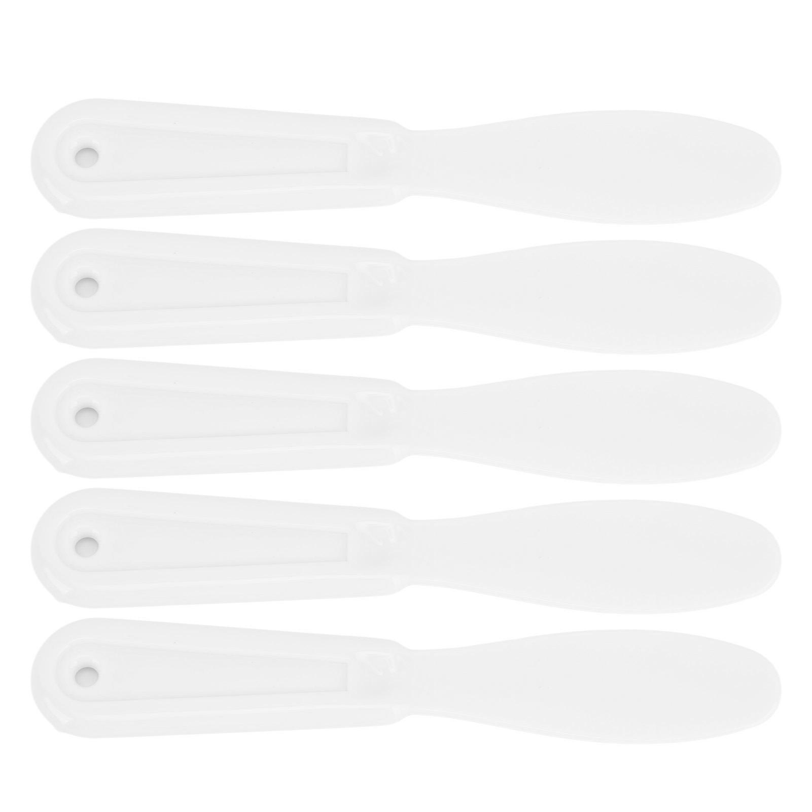 

5 шт. шпатель для штукатурки эргономичный с мягкой ручкой экономящий труд износостойкий шпатель для смешивания и перемешивания для белый