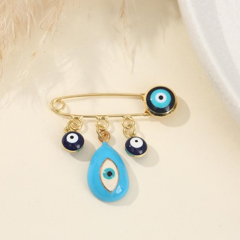 

Yutsai Trendy Eye Demon Brooch Alloy Advanced Exaggerated Women Jewelry Accessories Gifts PD2303