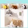 Plush Whimsical Reversible Animal Bee To Panda Shiba Inu Shark Cozy Doll Children For
