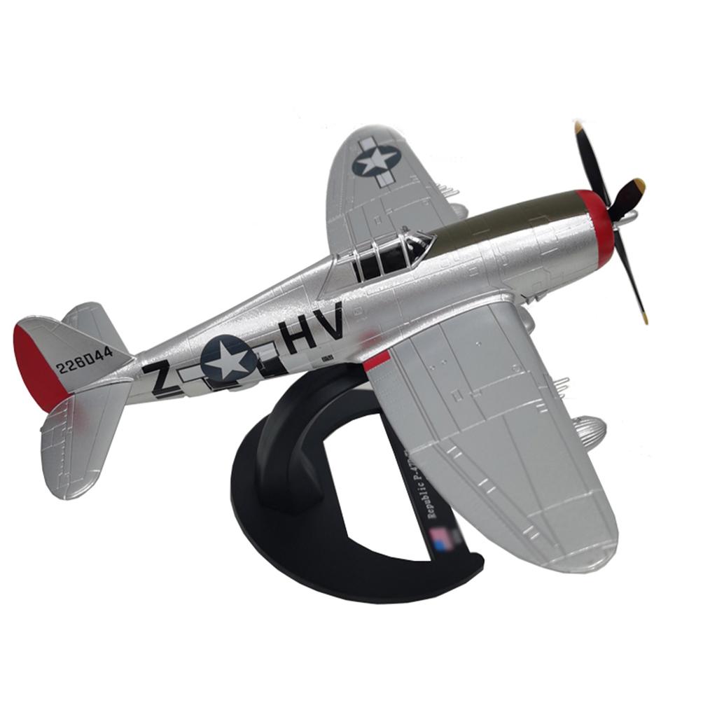 1/72 Scale WWII USAF P-47D 'Roggie Meth II' Thunderbolt Fighter Alloy Aircraft Model For Military Airplane Toy Collection