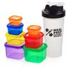 Mini Square Fresh-Keeping Food Box & Measuring Set for Nutritional Planning