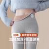 Extra thick fleece leggings women wear high waist large size plush cotton pants autumn and winter gray camel fleece leggings