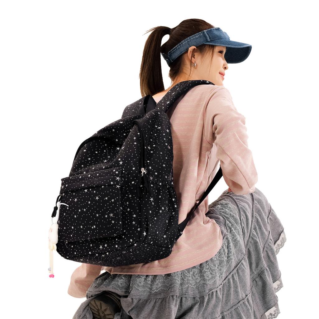 Schoolbag new Korean gypsy schoolbag junior high school high school girls large capacity lightweight backpack high value niche backpack