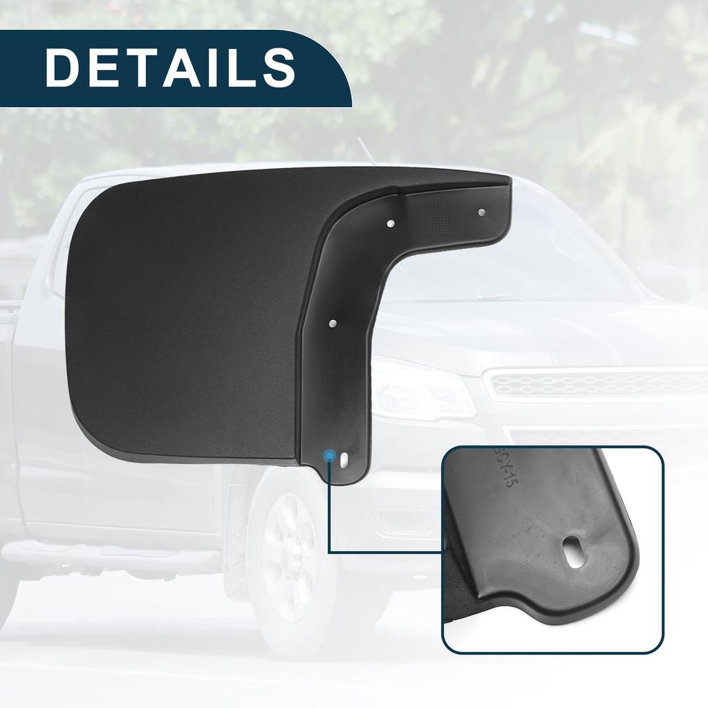 TUCKBOLD Mud Flap Splash Guards Durable for GMC Canyon Front Rear Side Mud Flap Mount Accessories 1 Set 2015-2019 &