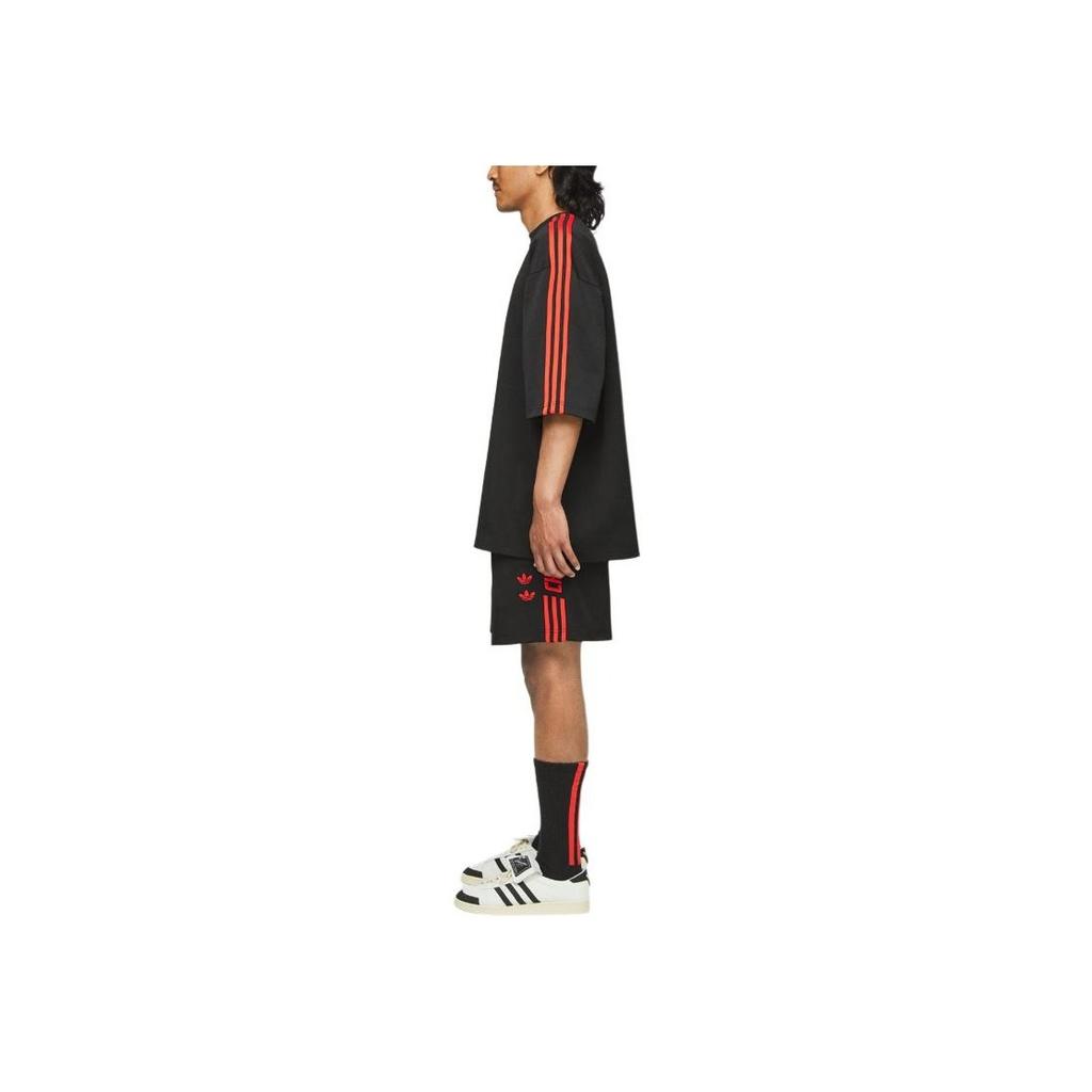 adidas Originals X Willy Chavarria Collaboration Ss25 Signature T-Shirt Fashion Versatile Loose Fit Crew Neck Short Sleeve T-Shirt Unisex Tops JW1447