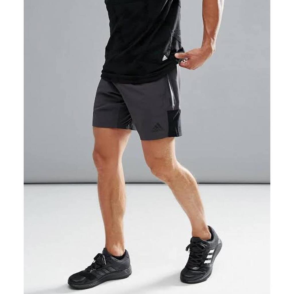 Adidas M4T Mobility ClimaCool Woven Size M Training Dark Gray Shorts, Men's, (Waist 75-81cm), Pants, BWR27,