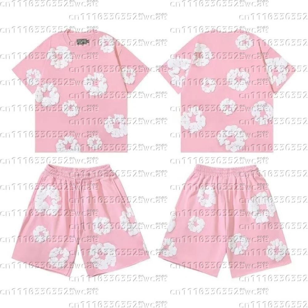 Sommer Heißverkauf Europäisch und Amerikanisch Mode Hip Hop Bedrucktes Kurzarm Set High Street Locker Sportbekleidung