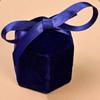 Ribbon Flocking Ring Box Velvet Ring Display Case Portable Jewelry Organizer  Spouse