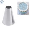 1pc Bicos de pastelaria de formato redondo Creme Aço inoxidável Confeiteiro Piping Bico de pastelaria Dicas Ferramentas de cozimento Bolos Ferramentas de decoração R22l