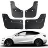 4PCS Mud Flaps for Tesla Model Y Launch 2025 2026 Juniper Wheel Mud Flaps Mudguards TPE Material Heat and Corrosion Resistant