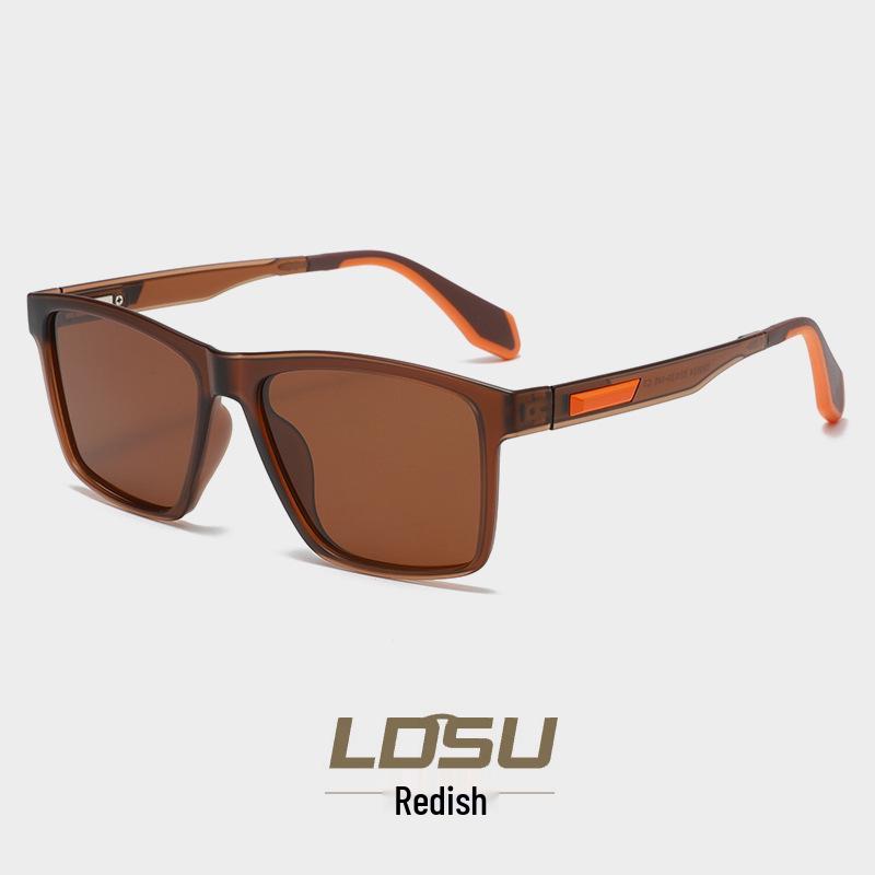 

New TR90 Polarized Sunglasses, Spring Style Sport Full Frame, Unisex Model 9024 As Shown