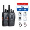 2PCS Baofeng BF-88E 3-5km Long Range Handheld Walkie Talkie 16CH UHF PMR 446.00625-446.19375MHz 1500mAh Two Way Radio
