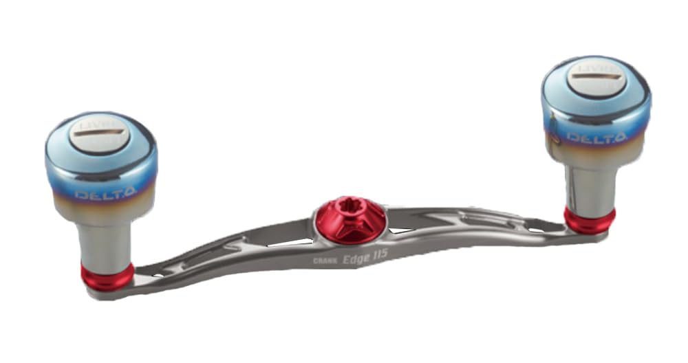 

LIVRE 11276 Shimano Edge 115 Crank, Left-Handed, Titanium & Red, FLSE115-D27-TIR