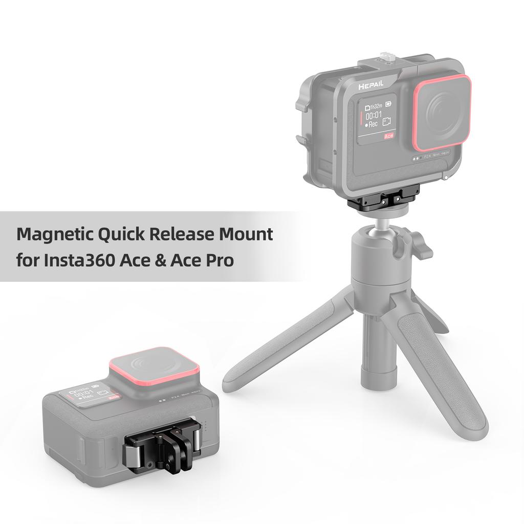 Magnetic Quick Release Mount for Sports Camera Magnetic Adapter Mount Aluminum Alloy Replacement for Ace Ace Pro