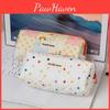 Colored Pattern Dot Cosmetic Bag Pencil Case With Spacious Interior Daily Use