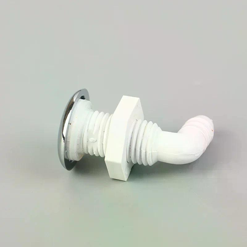 Hot Tub Air Jet Air Nozzle Chrome-plated Surface Non-metallic White Base Massage Bathtub Spa Accessories