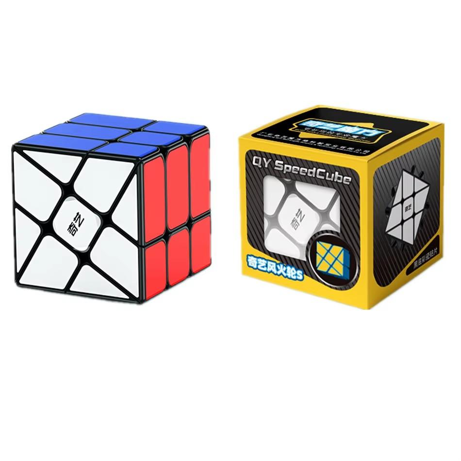 קיוי XMD 3x3 ציר טחנת רוח פישר קובייה הונגרית פאזל מהירות מופאנג게 XMD צעצוע חינוכי מקצועי לילדים