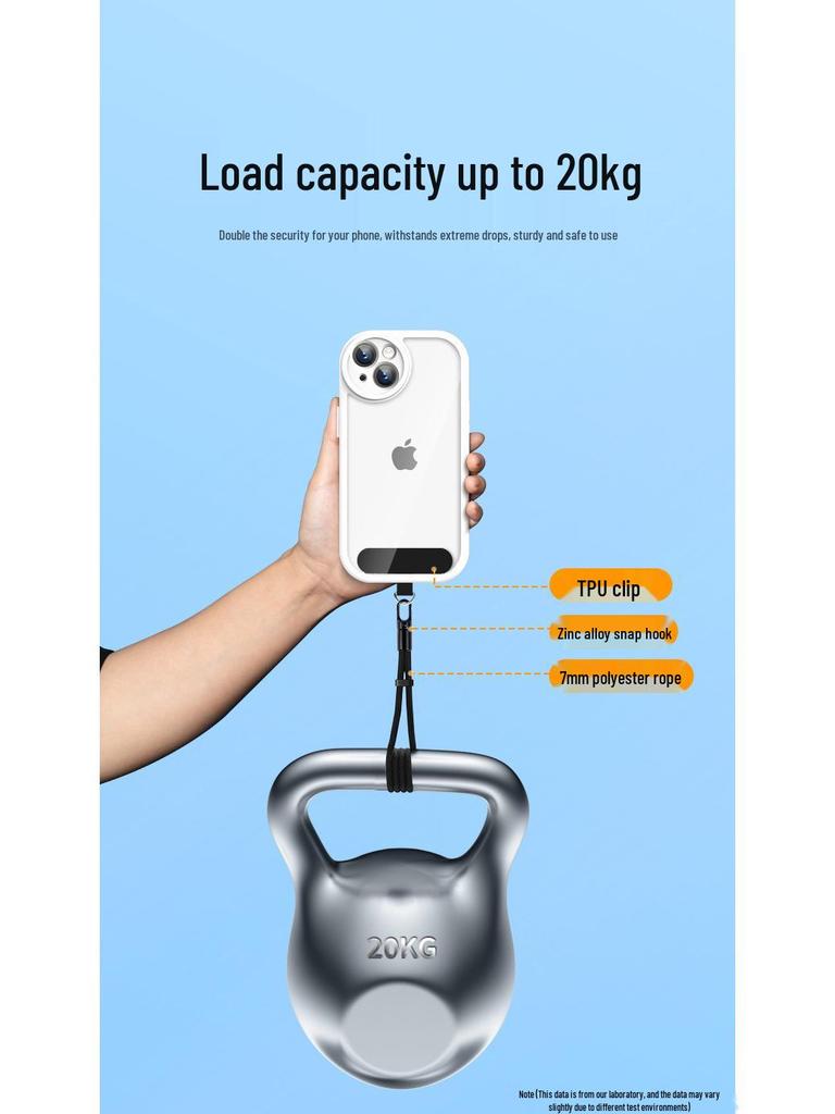 High-End Adjustable Self-Locking Anti-Lost Polyester Mobile Phone Lanyard Wrist Strap.