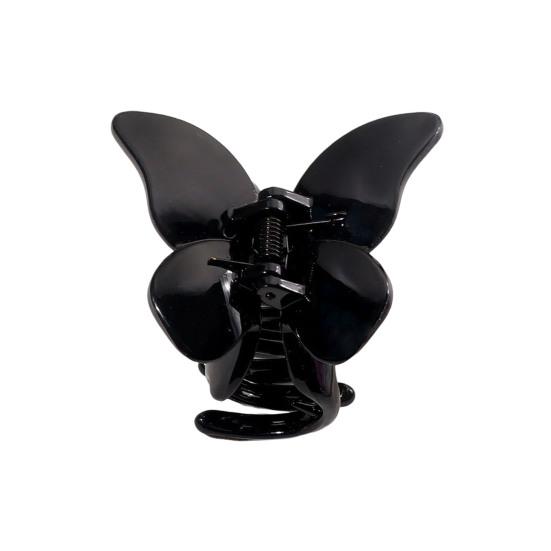 2Pcs Butterfly Hairpins Hair Accessories 2.64" Claw Clips for Women,Glossy Hair Clips for Thick or Thin Hair, Cute Girls' Hair Clips