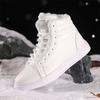 Fashion Flat-heeled Natural Leather Running Trainers High Ladies Sneakers Shoes Brown Boots For Women Sports Idea Luxe Runners