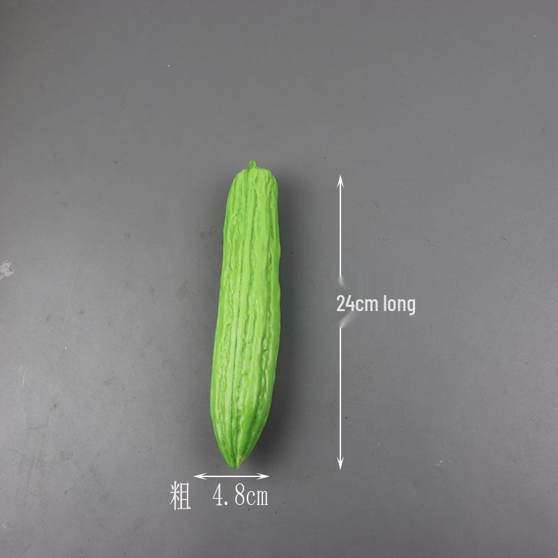 Modello di Melone Amaro e Melanzana - Espositore di Verdura e Frutta Finta per Ristoranti