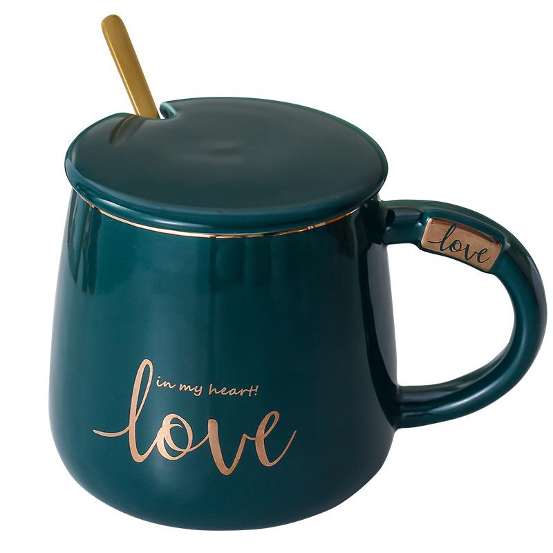 Creative Simple Fashion Ceramic Mug Office Gift Home Cup Coffee Cup Water Cup Couple Breakfast Cup