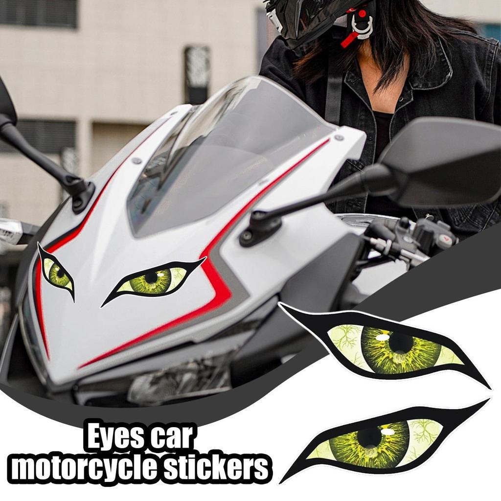 Böses Auge Aufkleber für Auto, Wütendes Auge Autoaufkleber | Gruseliges Moto Motorrad Roller