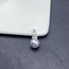 Zircon Crown Freshwater Pearl Pendant Necklace with Color-Preserving Earrings and Ear Cuffs - Fashion DIY Handmade Jewelry Accessories