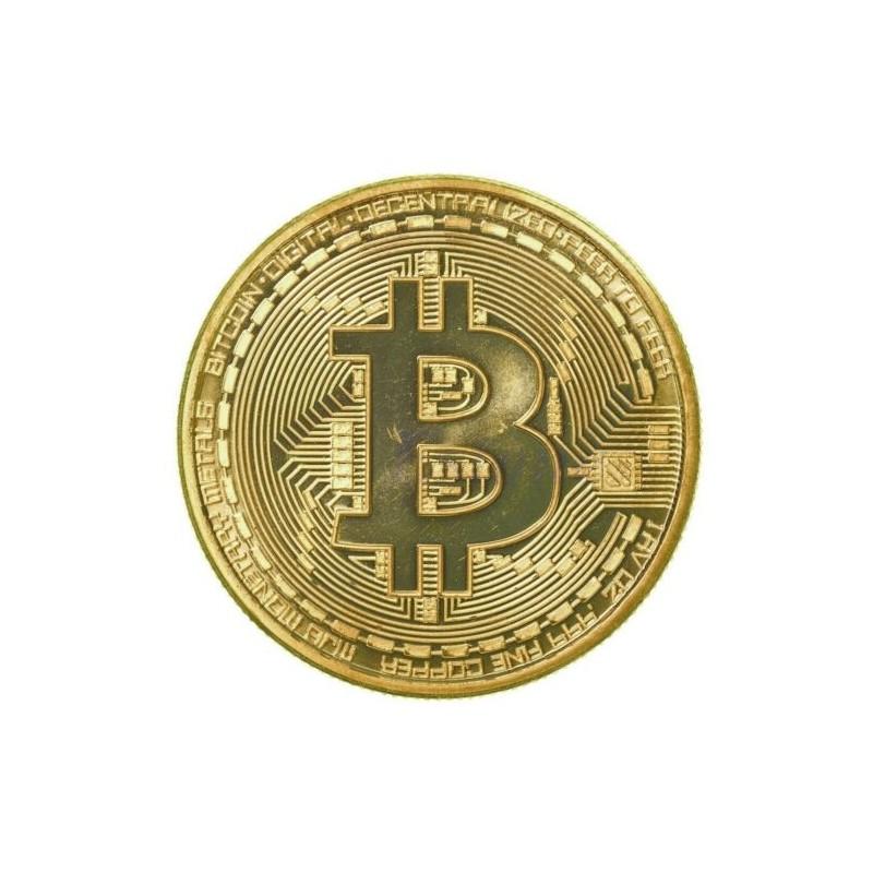 Bitcoin Promotional Commemorative Coin With Metal Material And Acrylic Display Box For Business Gifting