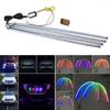 Car COB LED Strip Grille Daytime Running Light Waterproof DRL Turn Signal Strip Auto Working Light,Knight Rider