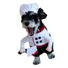 Funny Pet Dog Chefs Costume With Pretend Knifed Soft Breathable Fabric For Puppies Make Up Parties Photos