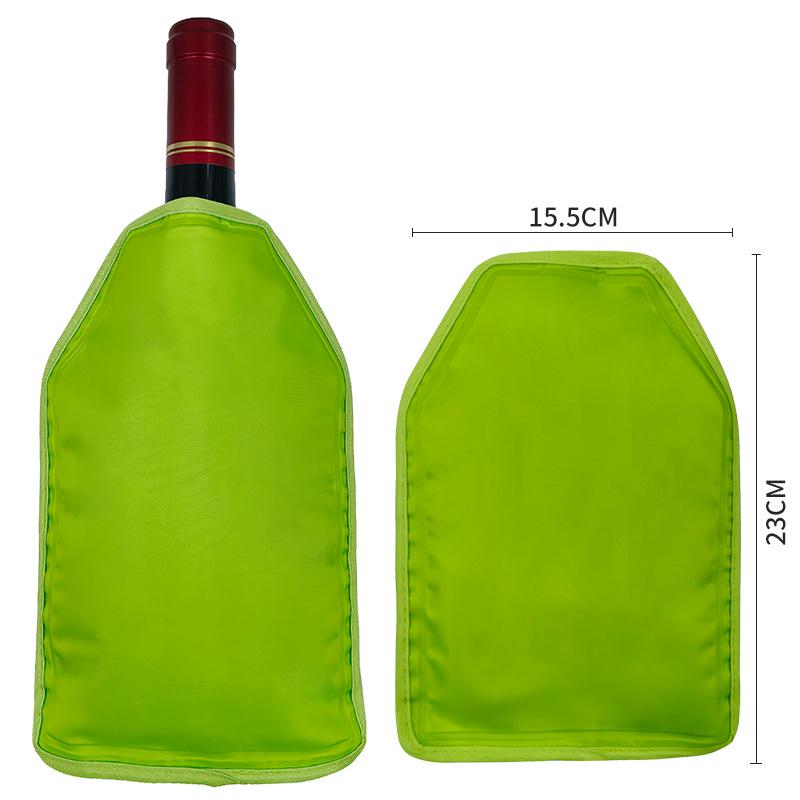 Cross-Border Cold Insulation Wine Sleeve: Gel Ice Pack for Hot/Cold Compress & Fresh Keeping, Customizable Polyester Bag