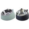Popular Slanted Stainless Steel Pet Bowl - Detachable, Washable, Anti-Spill Design for Cats & Dogs.