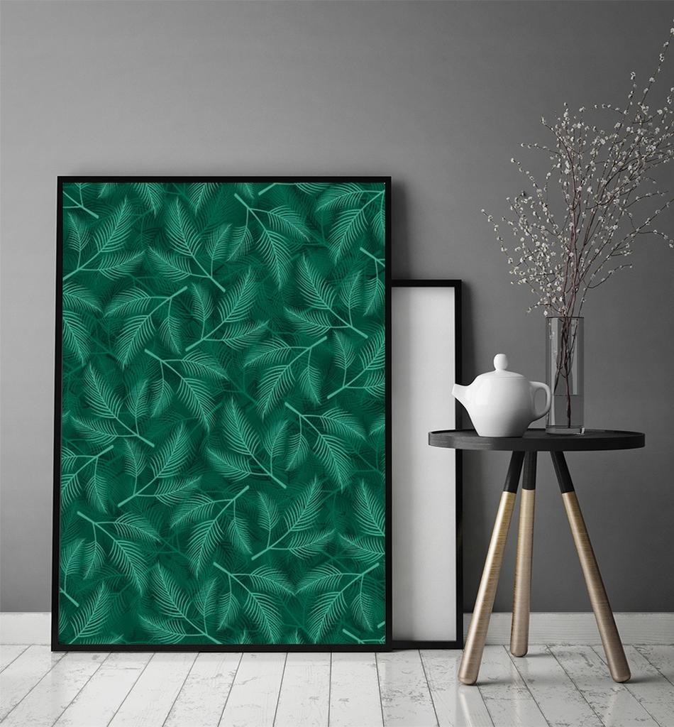 Picture poster In a frame 43x33 cm Leaves P1154