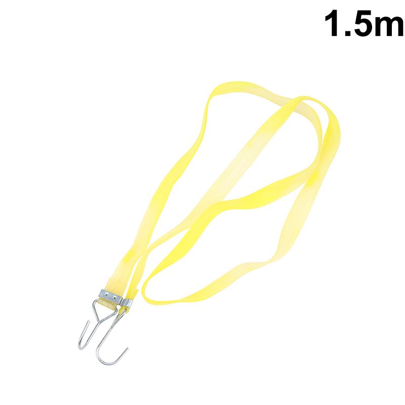 Elastic Cargo Tie Down Straps Withmetal Hooks 1M-2M Motorcycle Bike Bungee Cord For Luggage Transport Rubber Security Rope