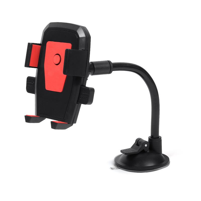 Universal 360 Degree Rotatable Car Phone Holder Mount for Dashboard and Windshield Smart Design Use красный