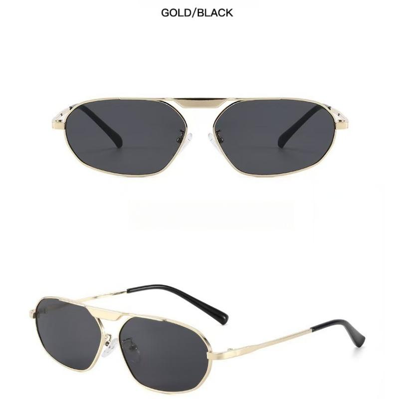 Women's sunglasses, single-beam oval sunglasses, retro sunglasses.
