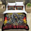 Rock Band Guns N Roses Luxury Bedding Set Duvet Cover Comforter Exquisite Bed Supplies Birthday Gift