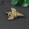 Antique Brass Buddhist Dapeng bird Gohst Face Vajra Pestle Miniature Figurines Ornament Pure Copper Tantric Buddhism Keychains