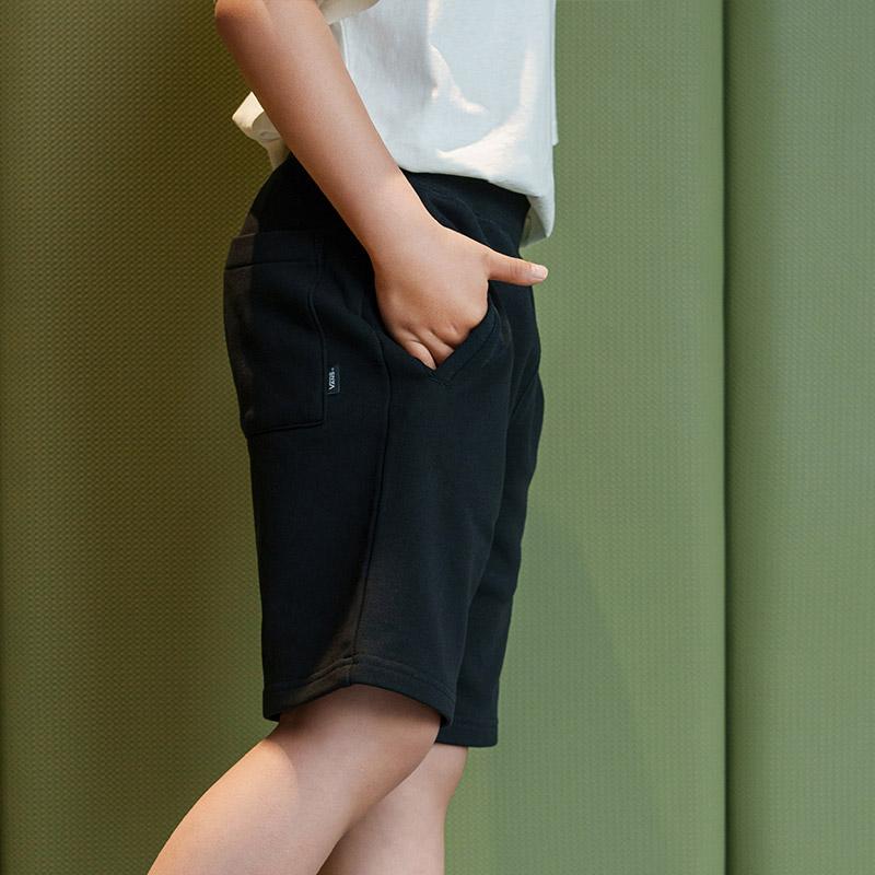 Vans Classic Logo Knit Sports Shorts Kids Shorts Black VN000GZTBLK