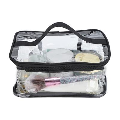 PVC Toiletry Bag Waterproof Transparent Bag Portable Travel Hand Carrying Storage Bag