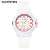 SANDA New 3260 Fashion Student Quartz Watch Waterproof Luminous Calendar Simple Women's Student Quartz Watch