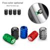 Car Wheel Tire Valve Caps Tyre Stem Covers Airdust Waterproof For Toyota Avanza Ractis Voxy Caldina Sequoia Highlander Prius CHR