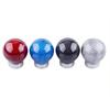 Carbon Fiber W/ Adpaters MT Manual Gear Shift Knob Stick Resin Round Ball Shape`