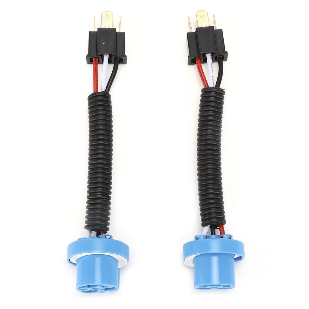 Car H4 Male To 9007 Female Adapter Headlight Mounted Universal Plug and Play 12V?24V