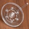 Rotating Thread Spool Holder Clear ABS Yarn Dispenser Rotating Yarn Holder Knitting Yarn Spool Holder for Weaving