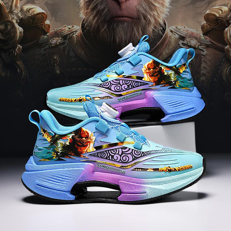

2025 Spring and Autumn New Children s Carbon Board Professional Running Shoes Mesh Breathable Boys Sneakers Medium Older Boys Shoes 40